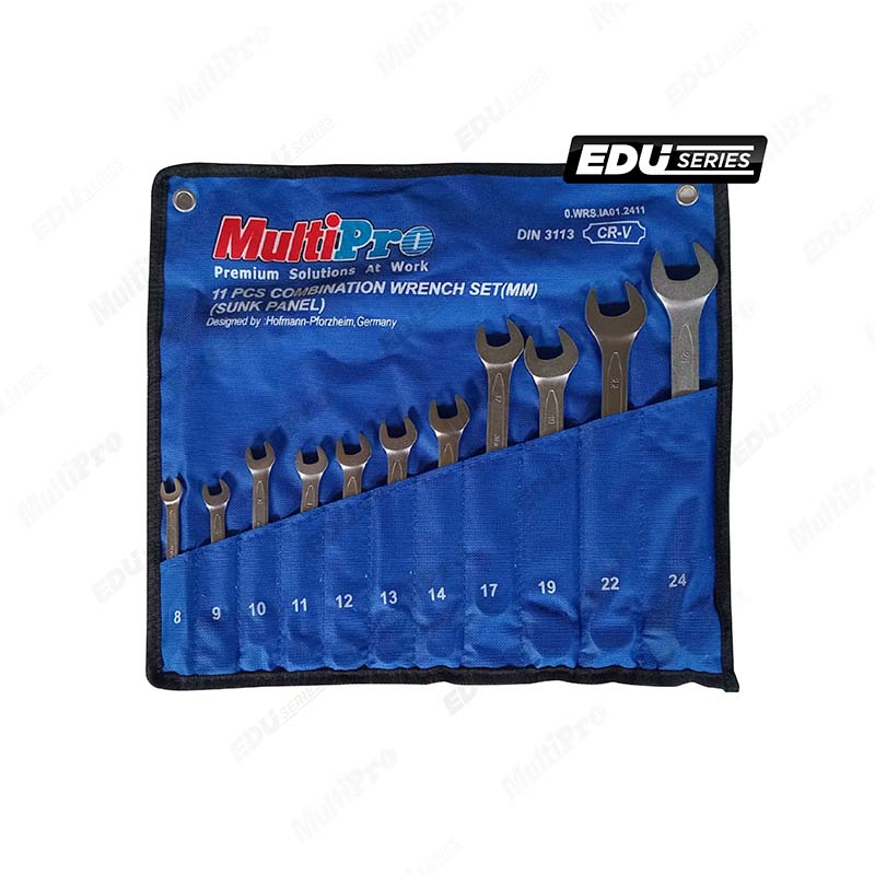 MultiPro Handtools EDU Series 11 PCS COMBINATION WRENCH SET (MM) (SUNK PANEL)-EDU 0.WRS.IA01.2411E 11 Pcs Set Kunci Pas Kombinasi (Panel Terpendam) Multi Mayaka Perkakas Tangan Alat Tukang dan Bengkel MultiPro Handtools EDU Series 11 PCS COMBINATION WRENCH SET (MM) (SUNK PANEL)-EDU 0.WRS.IA01.2411E 11 Pcs Set Kunci Pas Kombinasi (Panel Terpendam) Multi Mayaka Perkakas Tangan Alat Tukang dan Bengkel