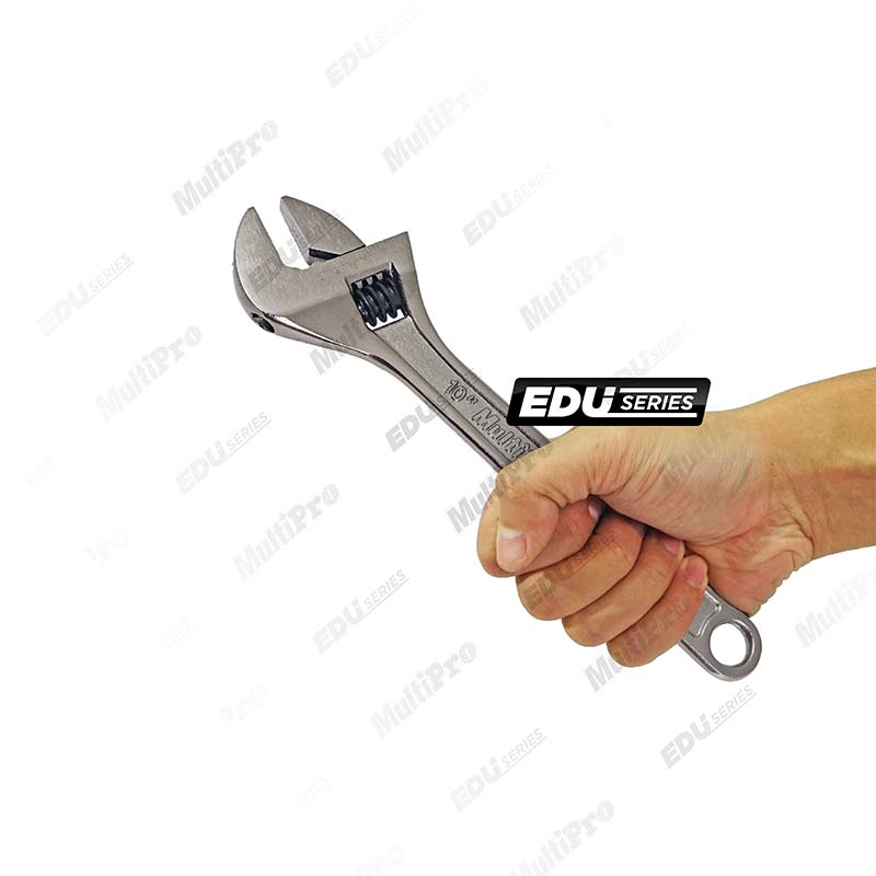 MultiPro Handtools EDU Series ADJUSTABLE WRENCH BLACK NICKLE (H) 10-EDU 0.WRH.BA14.0010E Kunci Inggris 10 Nikel Hitam Multi Mayaka Perkakas Tangan Alat Tukang dan Bengkel