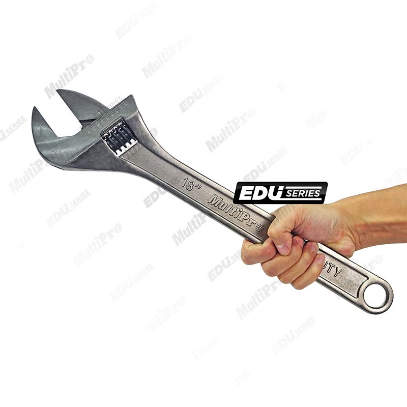 MultiPro Handtools EDU Series ADJUSTABLE WRENCH BLACK NICKLE (H) 18-EDU 0-02020300018E Kunci Inggris 18 Nikel Hitam Multi Mayaka Perkakas Tangan Alat Tukang dan Bengkel