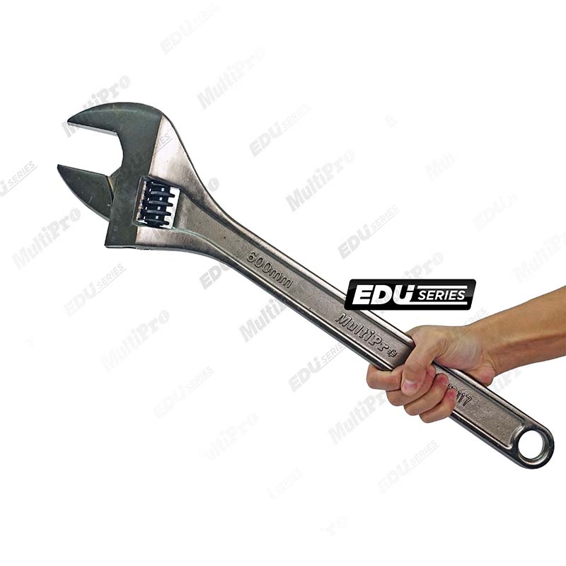 MultiPro Handtools EDU Series ADJUSTABLE WRENCH BLACK NICKLE (H) 24-EDU 0-02020300024E Kunci Inggris 24 Nikel Hitam Multi Mayaka Perkakas Tangan Alat Tukang dan Bengkel