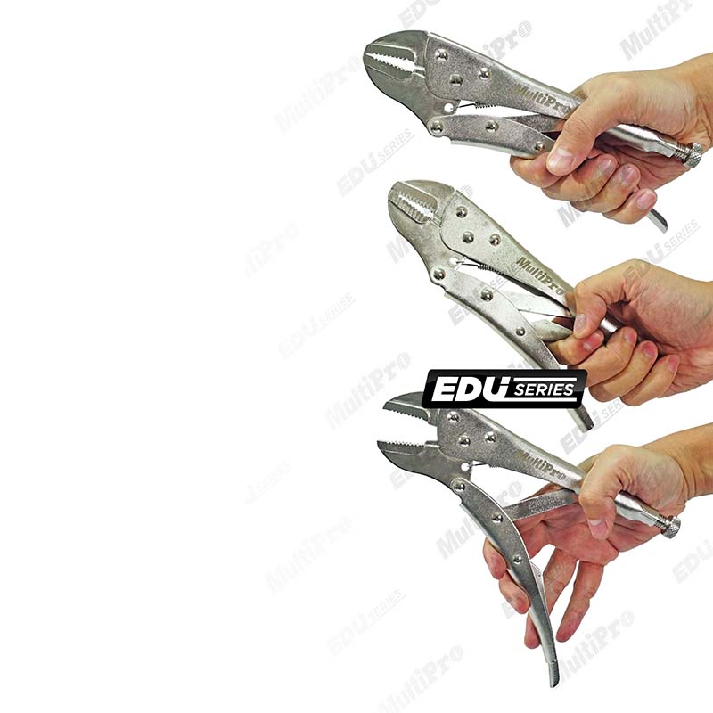 MultiPro Handtools EDU Series LOCKING PLIERS (STRAIGHT JAW) (CS) 10 INCH-EDU 0.PLR.AA02.2010E Tang Buaya 10 Inci Tang Pengunci Rahang Lurus Multi Mayaka Perkakas Tangan Alat Tukang dan Bengkel