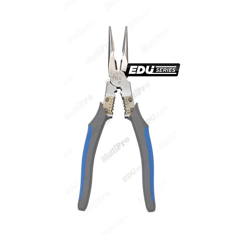 MultiPro Handtools EDU Series LONG NOSE PLIERS MULTI PURPOSE 9 INCH-EDU 0.PLR.AB07.1109E Tang Lancip Multi Fungsi Tang Hidung Panjang Multi Mayaka Perkakas Tangan Alat Tukang dan Bengkel