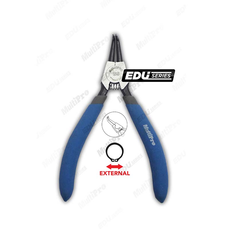 MultiPro Handtools EDU Series MULTIPRO SNAP RING PLIERS EXTERNAL BENT 5 INCH-EDU 0.PLR.AA07.2005E Tang Cincin Jepret Bengkok External Multi Mayaka Perkakas Tangan Alat Tukang dan Bengkel
